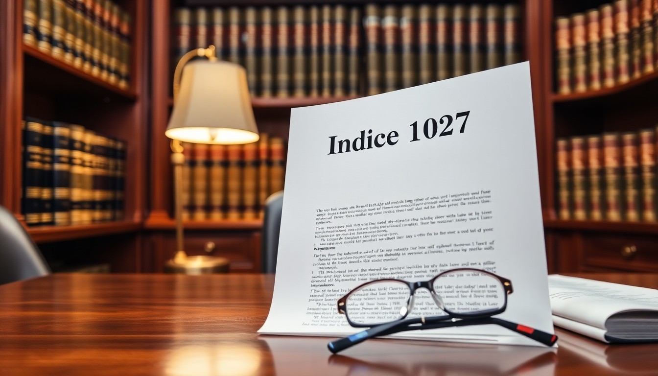 Impact de l'indice 1027 sur les contentieux en 2026